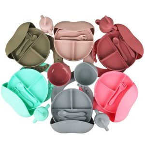 Food Grade Silicone Baby Plate